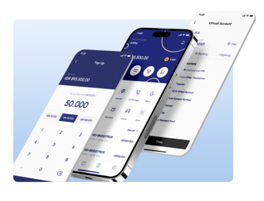 Lead in a cashless world with our wallet​